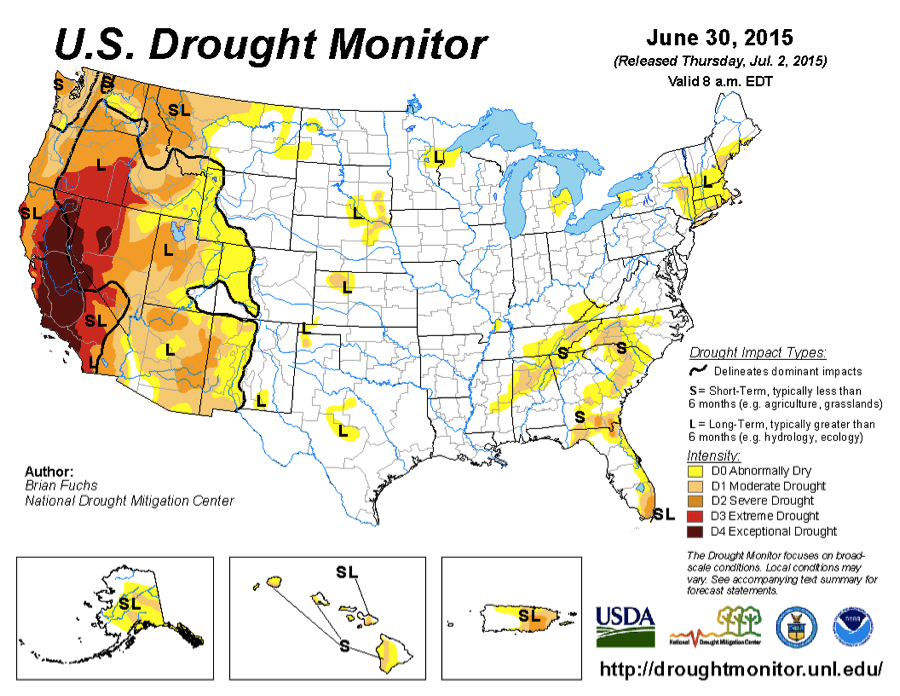 US Drought Monitor