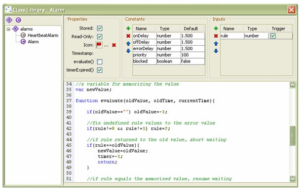 Figure 2 Builder JavaScript Class Editor