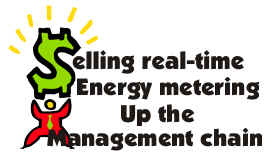 Selling real-time energy metering up the management chain