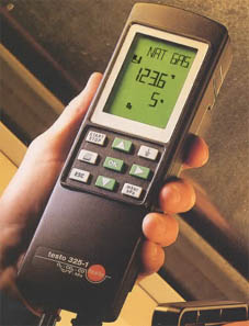 The Testo 325 Flue Gas Analyser