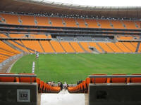 Inside Bowl of Soccer City Stadium