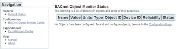 CAS BACnet Object Monitor