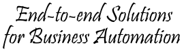 End-to-end solutions for business automation 