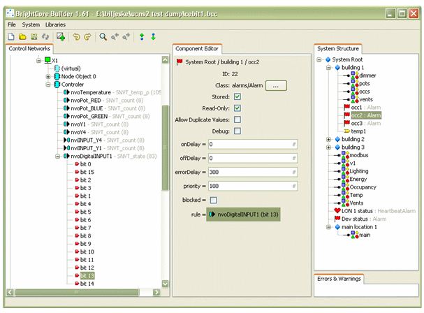 Figure 3 Main Builder Screen