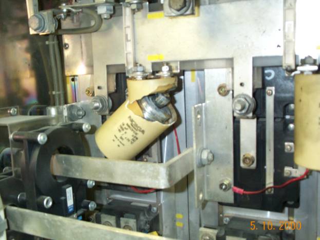 Photo 6. Capacitor stress problem