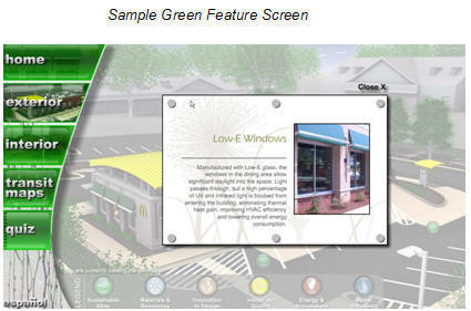 Sample Green Feature Screen