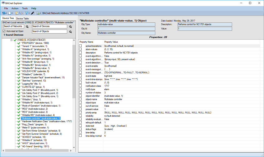 BACnet Explorer