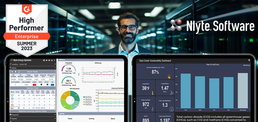 The Nlyte Data Center Sustainability Compliance Reporting Solution simplifies compliance reporting. It offers a holistic dashboard for real-time sustainability measures and a reporting framework with industry-defined calculations and metrics to simplify sustainability compliance reporting. Additionally, this solution features the Nlyte® Data Center Sustainability Index™ (DCSI), an integrated score offering an immediate overview of your data center's overall sustainability. Ensure your organization's compliance with precise data and powerful reporting tools only Nlyte can provide.
