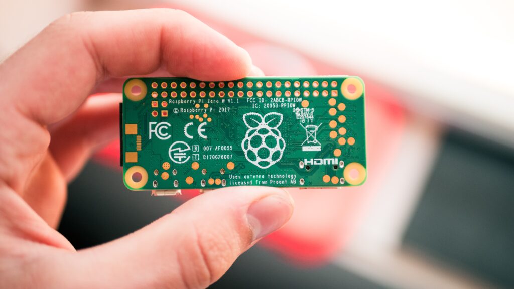 a Raspberry Pi PCB