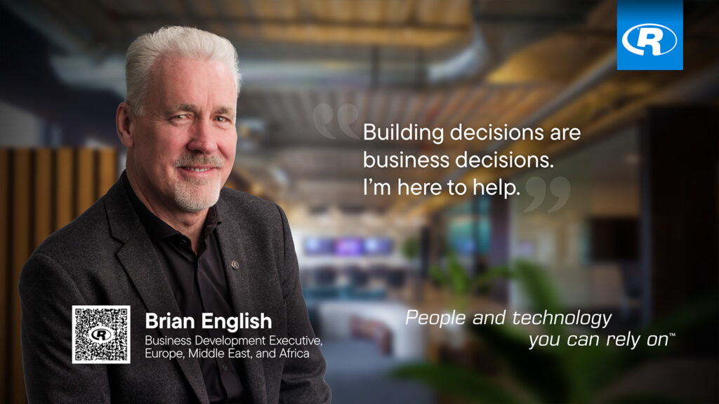 Brian English, Business Development Executive, offers help on building decisions as business decisions.