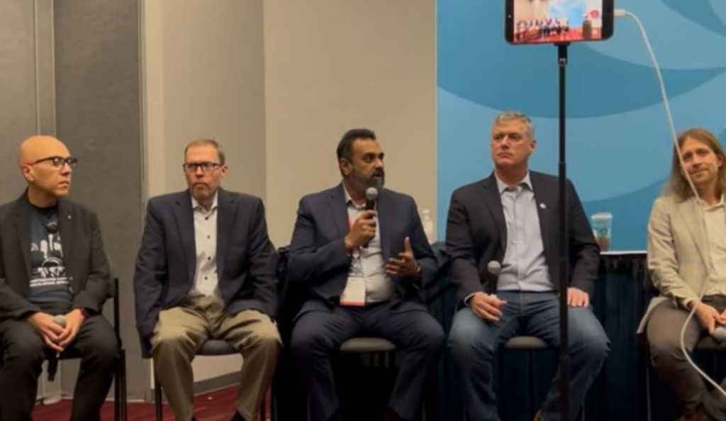 Lenny Joseph, CEO and Co-Founder at Greenole, speaking at the “Software Platform Wars” session during AHR 2026.